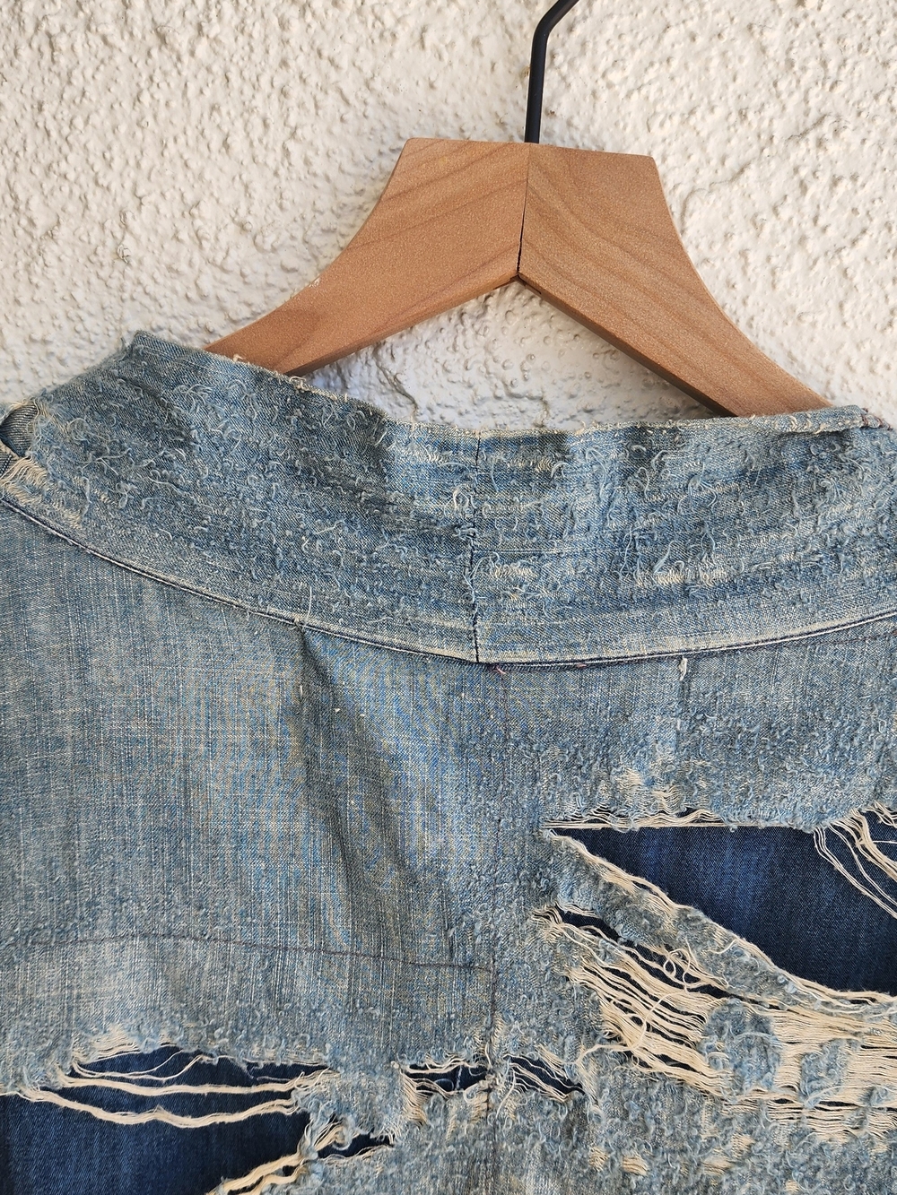 Magnolia Pearl Denim Dragon Daiji Kimono Jacket 517 Washed Indigo - Picture 7 of 13